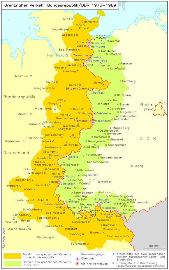 Grenznaher Verkehr Bundesrepublik-DDR (1973-1989)